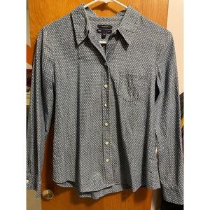 Gap Polka Dot Button Up Shirt